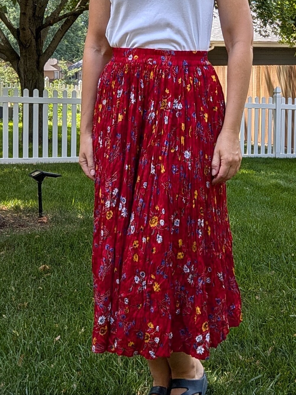 vintage 1990's REQUIREMENTS broomstick maxi skirt XS S